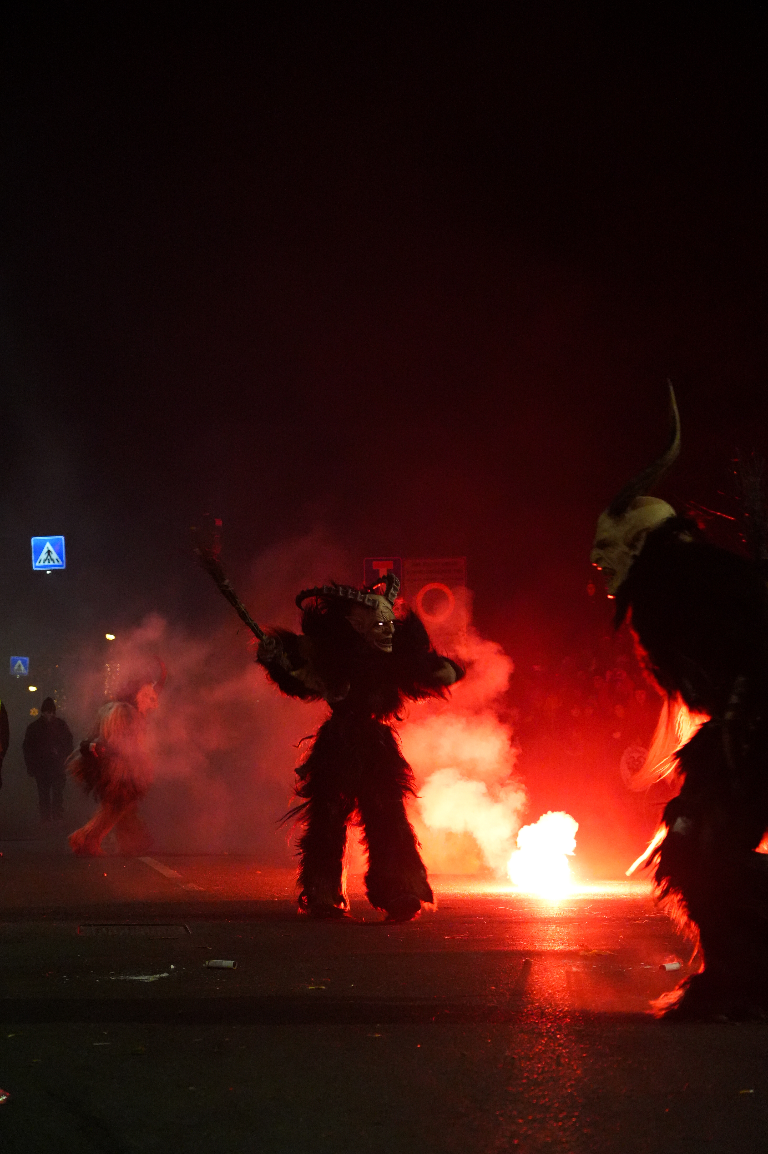 Krampuslauf event photography in Leifers, South Tyrol, slide 3 of 3